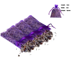 Dried Flower Lavender Sachets Deodorizing Aromatherapy for Car Sleep Aid Bedroom Wardrobe Lasting Plant Air Fresheners