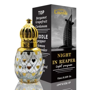Dubai Prince Men Perfume Oil 15ML Cologne Long Lasting Light Fragrance Fresh Desert Flower Arabian Essential Oil