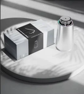 Durable Aluminum Luxury Aroma Diffuser USB Charge Aromatherapy Car Diffuser With Ambient Light