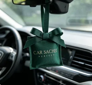 Durable Fabric Custom Design Hanging Car Interior Home Wardrobe Fragrance Air Freshener Linen Perfume Pouch