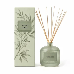 ENO Custom Logo Glass Bottle Long Time Lasting Home Fragrance for Living Room Bedroom Reed Diffuser