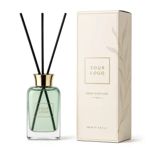 ENO Private Label Home Fragrance Reed Diffuser Custom Logo Long Time Lasting Fresh Room Aroma Glass Bottle Manufacturer