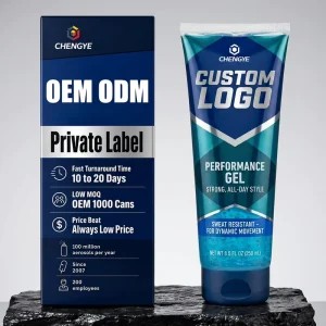 Easy Apply Non Greasy Strong Hold Alcohol Free Flake Free Flexible Styling Gel for Men All Hair Types Long Lasting