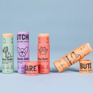 Eco Friendly 0.2oz-2oz Empty Cardboard Deodorant Stick Container Antiperspirant Push Up Paper Tube for Cosmetics