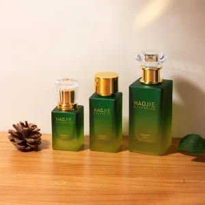 Eco Friendly 1Oz 1.7Oz 30ml 50ml 100ml Crimp Neck Frosted Glass Packaging Perfume Spray Bottle with Custom Cap