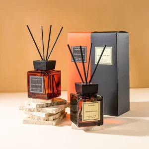 Eco-Friendly 200ml Natural Oil Room Fragrance Reed Diffuser for Home Decor