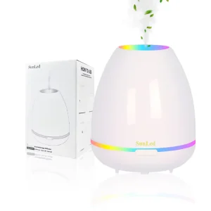 Eco-Friendly 300ml Electric Aroma Diffuser with Timer for Large Spaces
