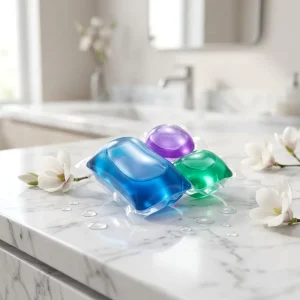 Eco Friendly Biodegradable Laundry Detergent Pods Plant Based Formula Low Carbon Household Laundry Gel Beads