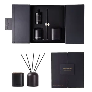 Eco Friendly Custom Home Fragrance Reed Diffuser Scented Candle Gift Set