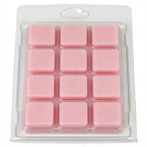 Eco Friendly Disposable Cavity Wax Melts PET PVC Clamshell Fold over Blister Packaging Recycled Materials Embossing for Candle