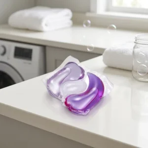 Eco Friendly Disposable Gel Laundry Detergent Pods Apparel Low Foam Bleaching Color Protector Long Lasting Fragrance Softening