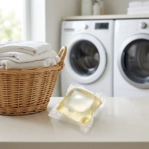 Eco-Friendly Disposable Water-Soluble Gel Laundry Detergent Pods Deep Clean Formula Apparel Floral Fresh Scents Automatic Hand