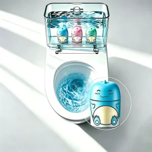 Eco Friendly Formula Automatic Toilet Bowl Gel Cleaning Long Lasting Deodorant Stain Removal 80% Active Ingredients Keeps Toilet