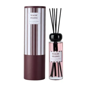 Eco Friendly Glass Bottle 150ml Essential Oil Reed Diffuser Luxury Scenting Fragrance Cylindrical Packaging Custom