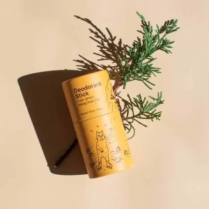 Eco Friendly Kraft Paper Tube for Deodorant Stick Custom Size 50x100mm Antiperspirant Packaging