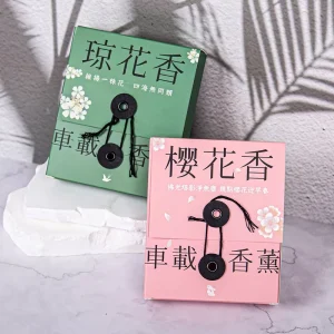 Eco friendly CMYK Printed Fancy Paper Box Scented Sachet Packaging Gift Box