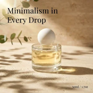 Eco friendly Cylinder Glass Perfume Bottle Luxury 30ml 50ml 100ml Refillable Fragrance Spray Bottle with Custom Logo for Brands