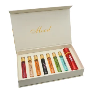 Eco friendly Packaging Refillable Bottle Zero Plastic Goal 7 in 1 Unisex Body Fragrance Perfume Set