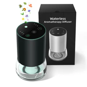 Electric 100ML Type-C Waterless Scent Aroma Diffuser with Cool Mist and 7-Color LED Lights
