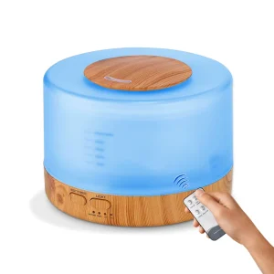 Electric 500ml Ultrasonic Aroma Diffuser with for Speaker & LED Lighting Home & Office Air Humidifier