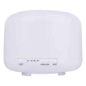 Electric 500ml Ultrasonic Home Tabletop Mini Plastic Air Humidifier with LED Light USB Essential Oil Aroma Diffuser