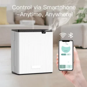 Electric Aroma Diffuser Radar Sensor for WiFi 800ml Capacity Oil Level Detection Wall Mounted Waterless Diffuser