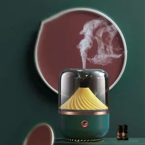 Electric Aroma Diffuser with 7-Color Light, Fragrant Oil Humidifier and Night Light for Car and Household Use