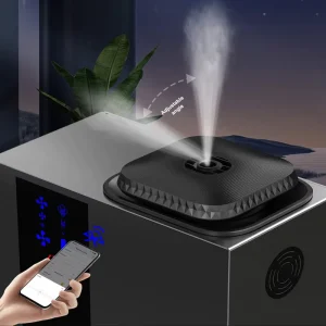 Electric Metal HVAC Air Freshener for Hotel & Household Use APP Control Wall Mounted 35 DB Quiet 1 Year Warranty