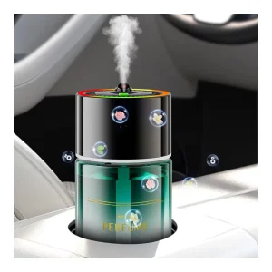Electric Portable Aromatherapy Scent Diffuser for Car & Hotel Use with Waterless Humidifier and Essential Oils