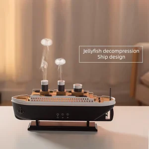 Electric Ultrasonic Aroma Diffuser with Jellyfish Design, Portable Desktop Humidifier, for Hotel Use