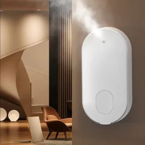 Electric Waterless Scent Nebulizer Aroma Diffuser for Room and Hotel Use with Wall Mount