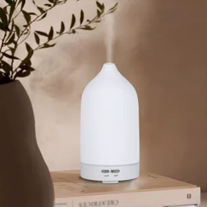 Elegant Aroma Essential Oil Diffuser Ceramic Electric Ultrasonic Aromatherapy Diffuser Special Ceramic Material