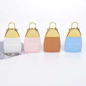 Elegant Glass Perfume Spray Bottle Empty 30ml Screw Cap Refillable Leak Proof Schoolbag Shape Various Colors