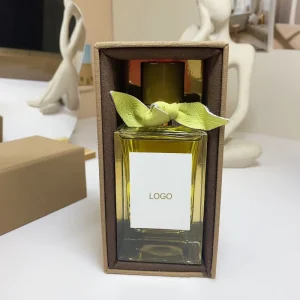 Elegant Unisex Perfume with Woody Floral Powdered Violet White Flowers and Green Leaves Sophisticated Wear Spray