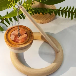 Elevated Hanging Himalayan Salt Aromatherapy Diffuser With Wood Fireless & Can For Essential Oil Bottles Incense Incense Holders
