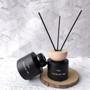Empty 100ml Round Reed Diffuser Aroma Glass Bottle Empty Diffuser Glass Bottle