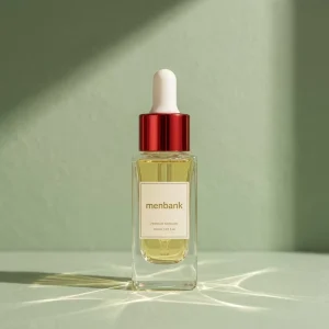 Empty 10ml Clear Modern Square Thick Bottom Glass Dropper Bottle 5ml Essential Oil Serum Beard Oil Bottle with Metal Red Dropper
