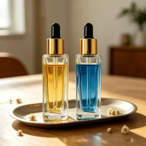 Empty 30ml Square Transparent Glass Bottle Dropper Spray Attachment for Essential Oils Lotions Perfumes 100pcs Reed Diffuser