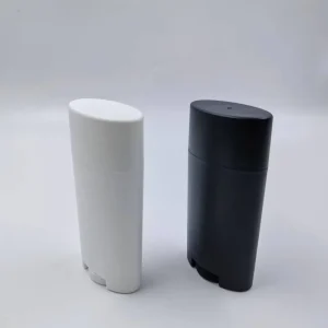 Empty 50g 75g Eco Friendly Oval Container Antiperspirant Fragrant Solid Stick Balm Body Refill Deodorant Stick Bottle