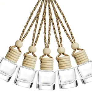 Empty 5ml 8ml 10ml Glass Car Air Freshener Perfume Bottle Mini Hanging Car Perfume Bottle