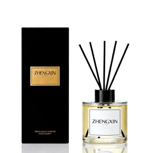 Empty Clear Round Glass Reed Diffuser Bottles, 50ml 100ml 150ml 200ml, Screw Cap, Leak-Proof