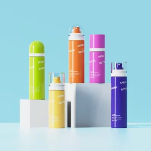 Empty Custom Cylinder Antiperspirant Airtightness Deodorant Essential Oil Perfume 90ML 100ml Plastic Roll on Bottle
