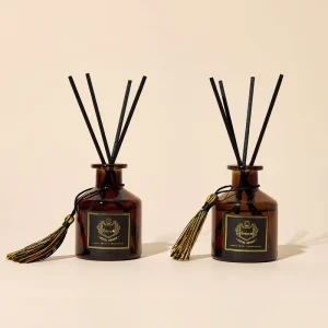 Empty Fireless Essential Oil Reed Diffuser Set for Hotel and Home Use