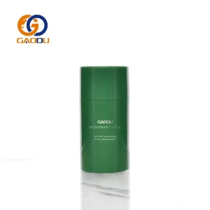 Empty Gel Round Deodorant Stick Container 30ml 50ml 75ml 15g Screw Cap Twist Tube Bottom Filling Custom Color