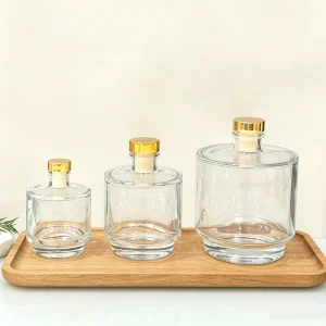 Empty Glass Reed Diffuser Bottle with Stopper 50ml 100ml 200ml 500ml 1000ml Aroma Bottle for Home Fragrance