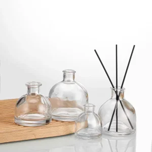 Empty Reed Diffuser Bottle 50ml 100ml 150ml 200ml Clear Glass Bottle for Aroma Diffuser