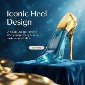 Enchanted Ocean OEM Custom Logo Perfume 50ml High Heel Floral Women Perfume