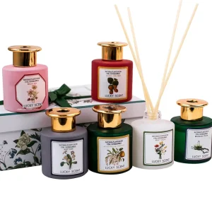 Enchanting Botanical Reed Diffuser Safe Non Toxic Sustainable Fragrance Giftable Premium Reed Diffuser Set