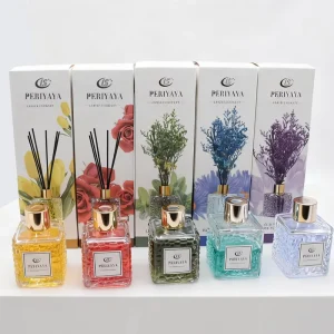 Essential Oil Aroma Stick Reed Diffuser Gift Set with Packaging for Hotel and Office