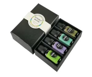 Essential Oil Gift Set of 4 Single Oils Breathe Good Sleep Relax and Fighting Guards Blends for Diffuser and Aromatherapy